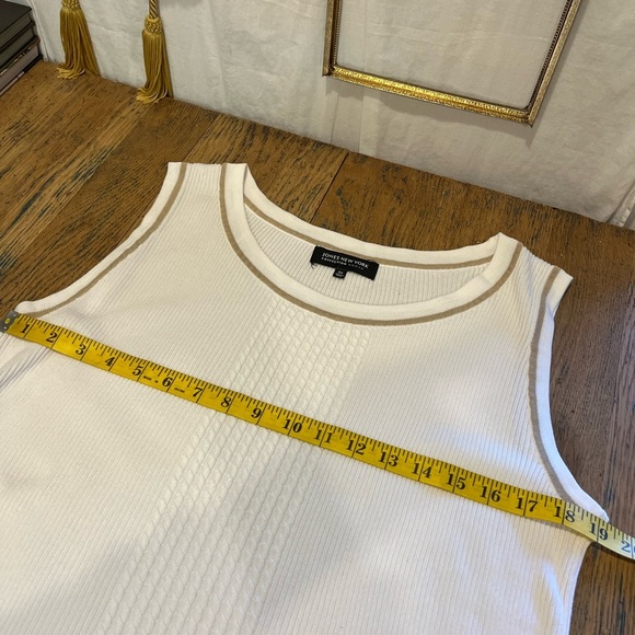 JONES NEW YORK – White Knit Tank Top (2X) - Picture 5 of 7